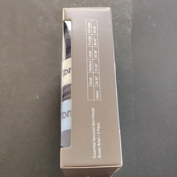 Tommy John Essential Modal Boxer Briefs - Navy Blue. - Picture 3 of 8